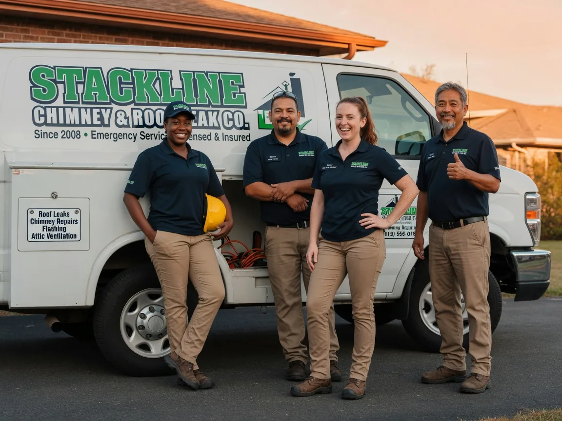 Chimney flashing repair company in Stout, IA